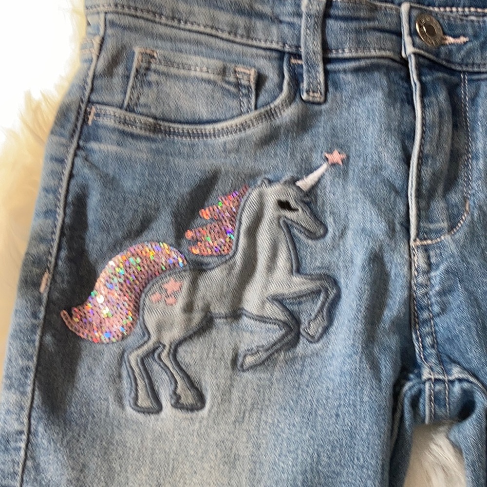 Blue Denim skinny jeans Size- 9-10Y